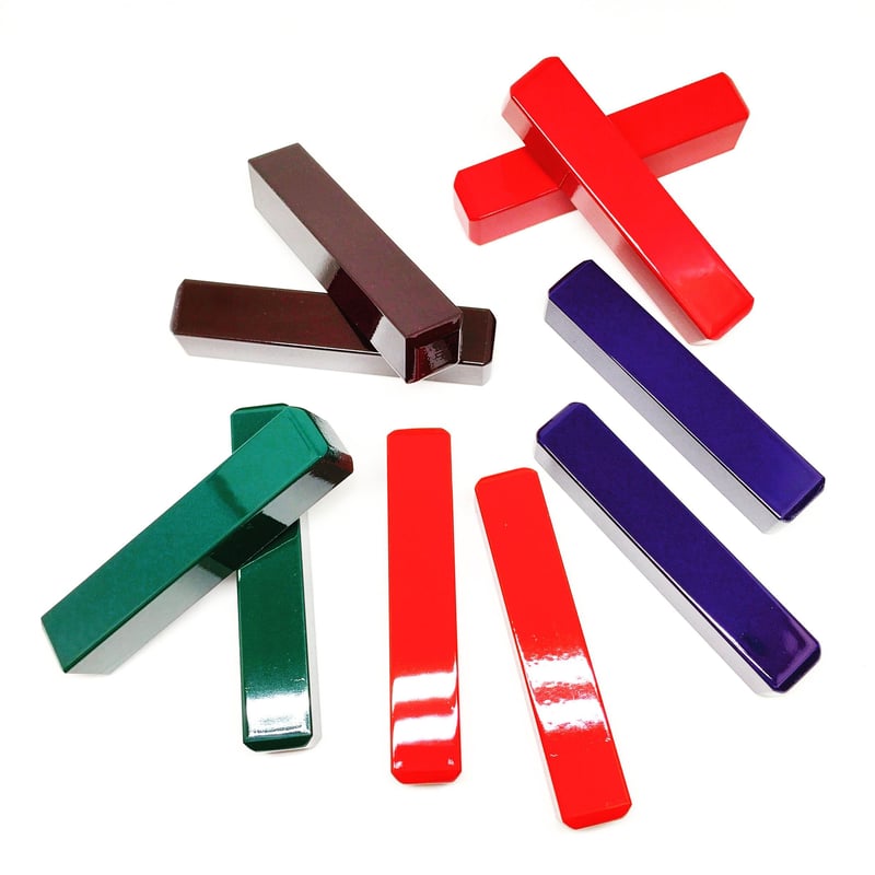 墨運堂 カラー文鎮 二本組 緑・青・赤【クロネコゆうパケット】 | 上杉