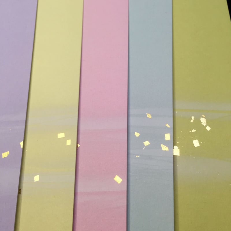 唄用短冊5色×各1枚（5枚セット）№325 | 上杉文林堂