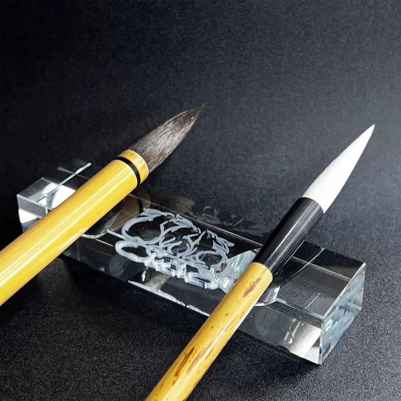 筆 置き クリスタル文鎮 筆置き型 干支 卯 | 上杉文林堂