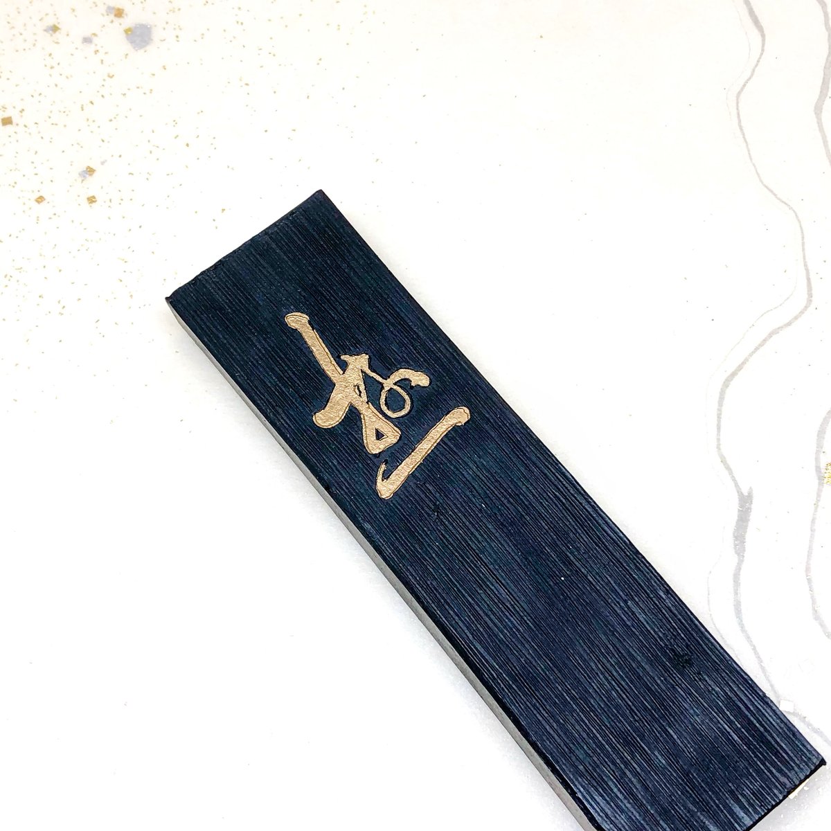 鹿天狗墨 大和鹿皮膠墨「天鹿（てんろく）」｜奈良墨 菜種油煙墨｜錦光園