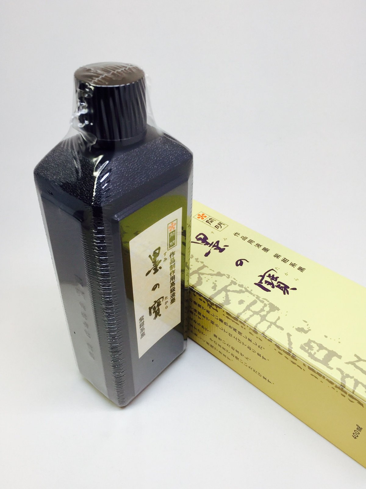 開明 墨の寶(すみのたから)紫紺系黒 400ml | 上杉文林堂