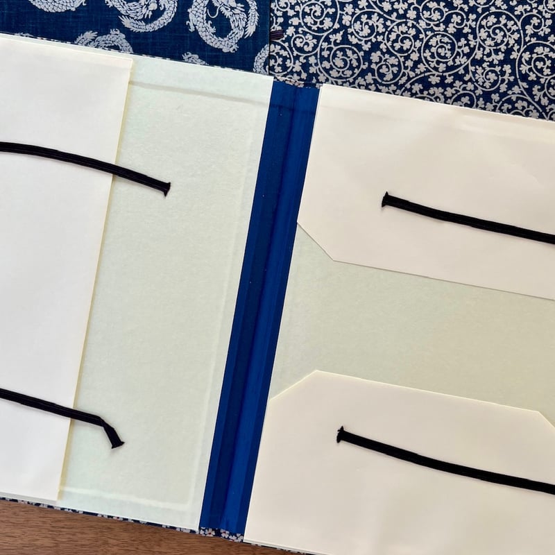 紙ばさみ 藍染 | 上杉文林堂