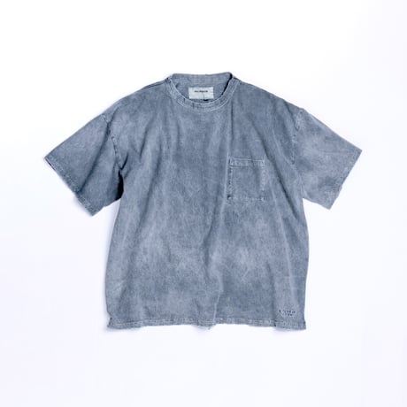 PIGMENT DYED POCKET S/S T-S BLACK