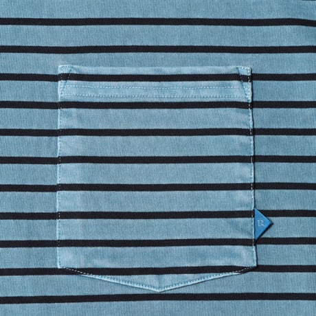 PIGMENT DYED STRIPED L/S
