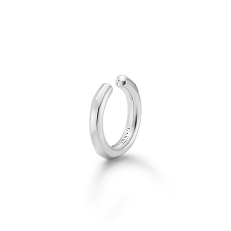 Crockery Hoop Earcuff - S - SILVER