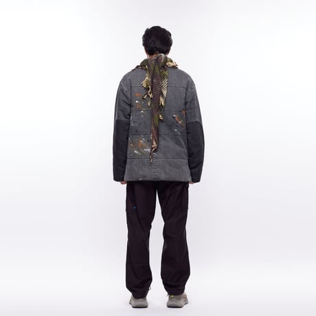 DENIM PUFFER JACKET