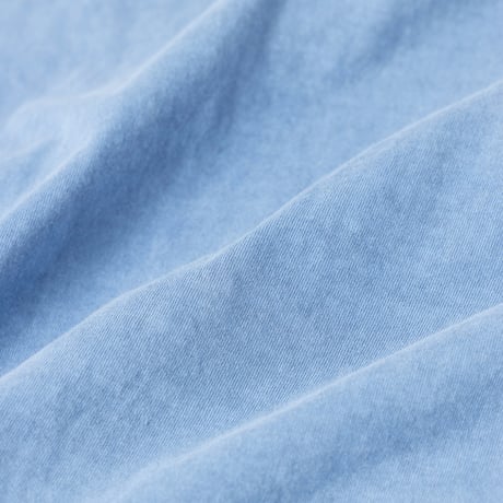 PIGMENT DYED POCKET S/S T-S BLUE