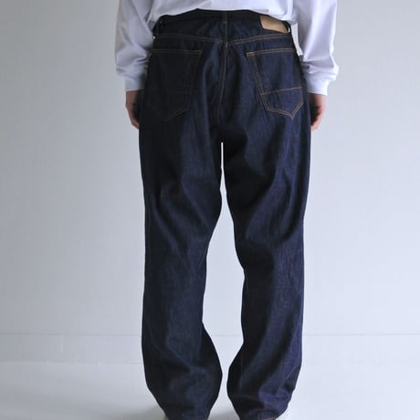 AN333 CHEAK COMBI DENIM 5P PANTS INDIGO(OW)