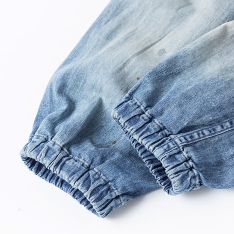 AGING UTILITY DENIM ANORAK PULLOVER