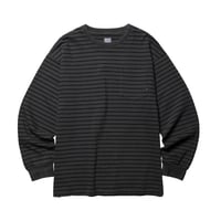 PIGMENT DYED STRIPED L/S