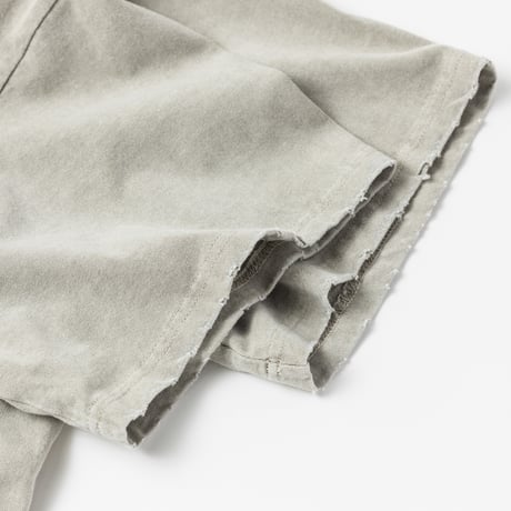 PIGMENT DYED POCKET S/S T-S BEIGE