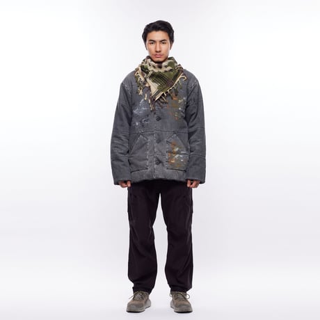 DENIM PUFFER JACKET