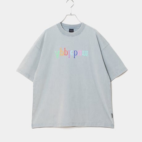 “COMPUTER-LOGO” WASHED T-SHIRT