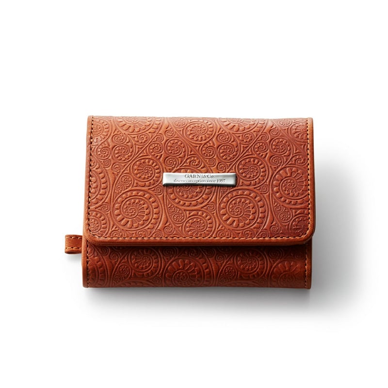 GARNI Vine Pattern Three Fold Wallet 財布