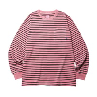 PIGMENT DYED STRIPED L/S