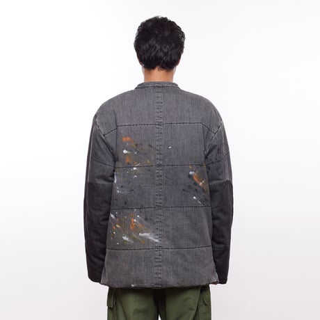 DENIM PUFFER JACKET