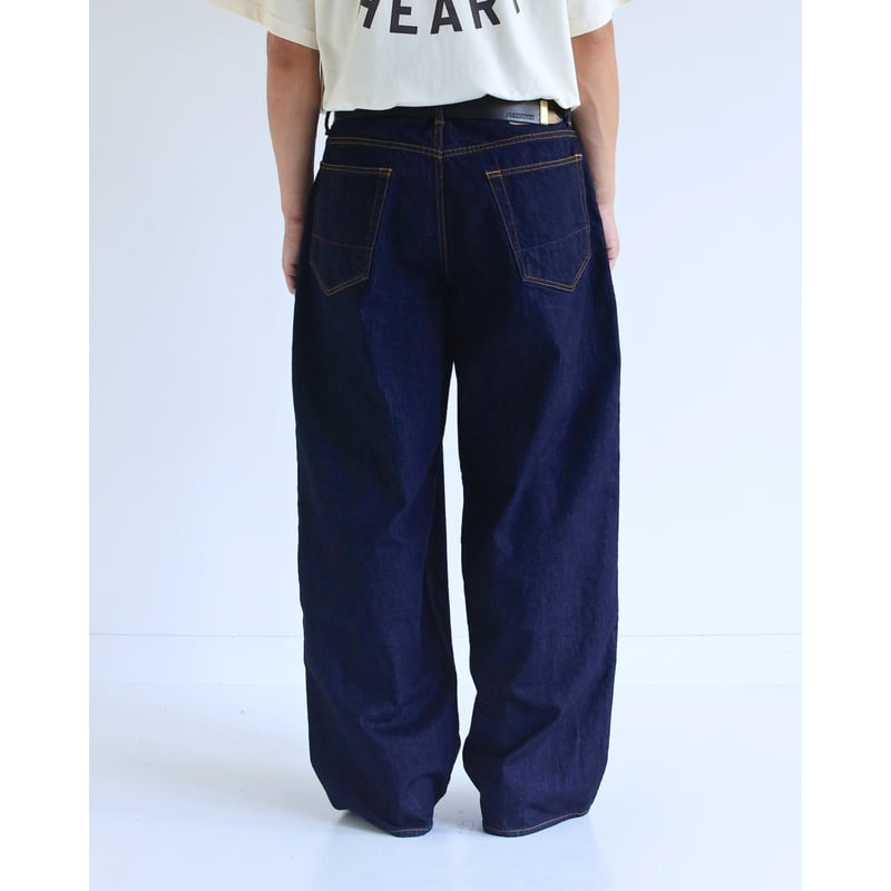 WIDE 5P DENIM PANTS | independence