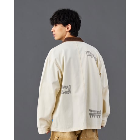 HANDWRITING PRINT COVERALL