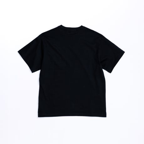 ICON THREADS GLITCH EMBROIDERY S/S T-S - BLACK