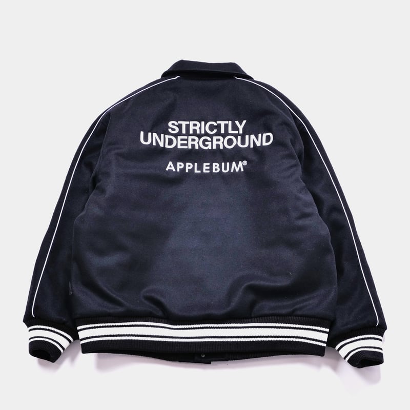 COLLARED MELTON STADIUM JACKET | independence