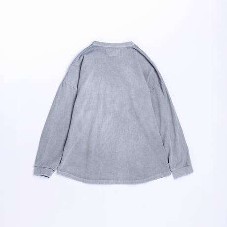 PIGMENT DYED POCKET L/S T-S