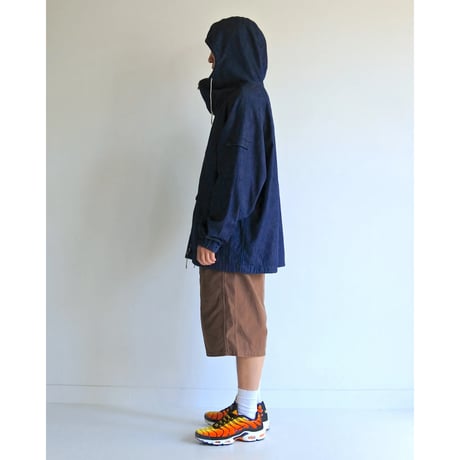 AN340 DUAL DENIM FULLZIP PARKA INDIGO