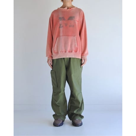 MANCHESTER PRINTED CUT-OFF SWEAT PARKA
