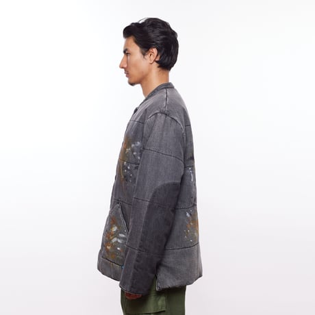DENIM PUFFER JACKET