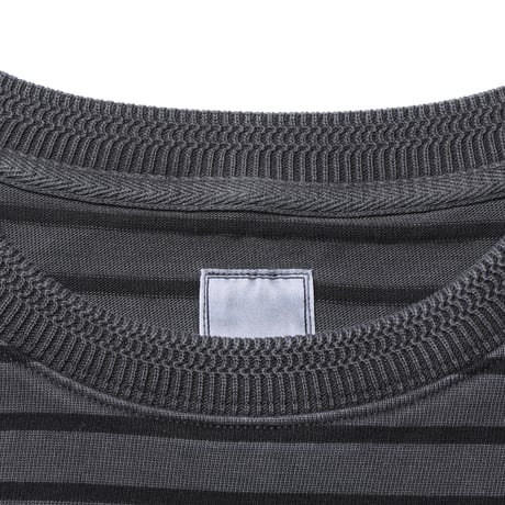 PIGMENT DYED STRIPED L/S