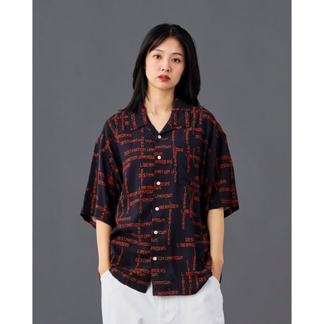 DIGITAL LOGO RAYON S/S SHIRT