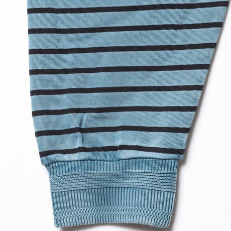 PIGMENT DYED STRIPED L/S