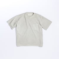 PIGMENT DYED POCKET S/S T-S BEIGE