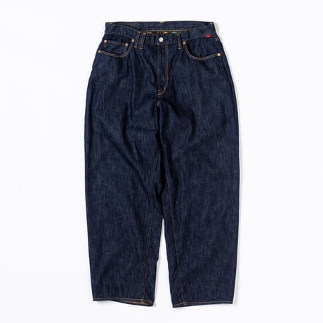 AN333 CHEAK COMBI DENIM 5P PANTS INDIGO(OW)