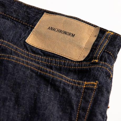 AN333 CHEAK COMBI DENIM 5P PANTS INDIGO(OW)