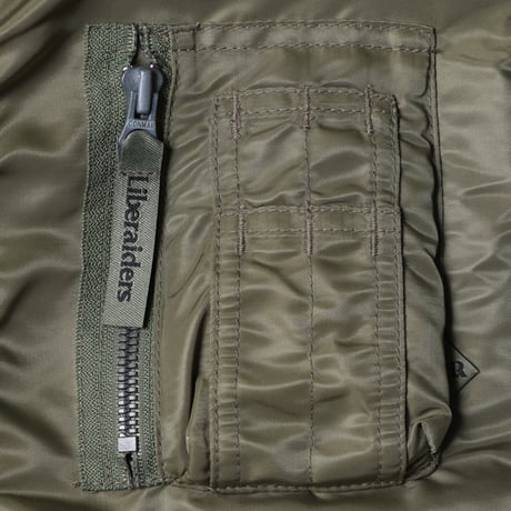 COLLARLESS FLIGHT JACKET