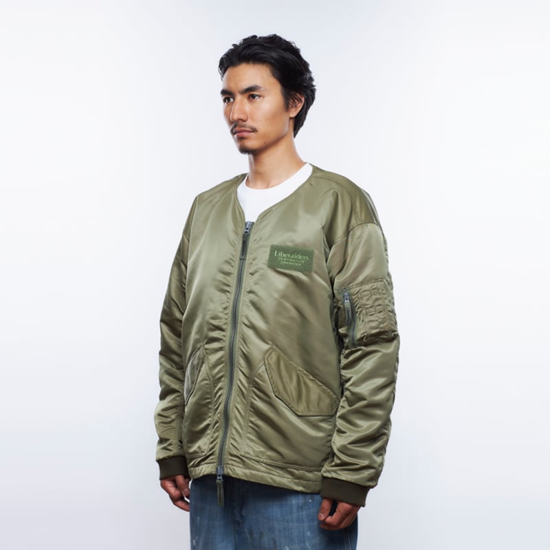 COLLARLESS FLIGHT JACKET | independence