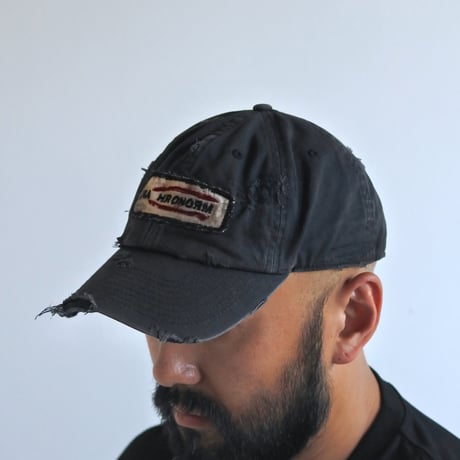 DISTRESSED PATCH 6PANEL CAP