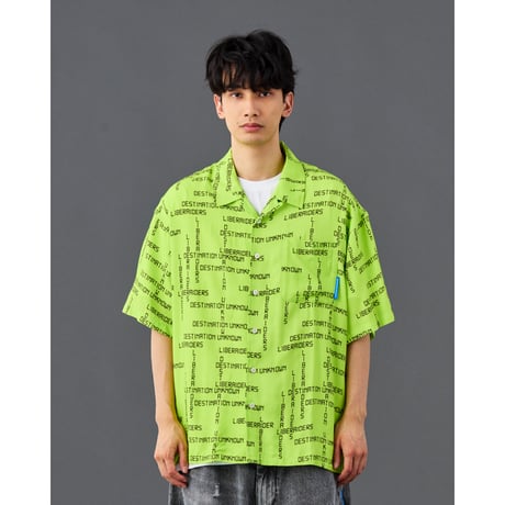 DIGITAL LOGO RAYON S/S SHIRT