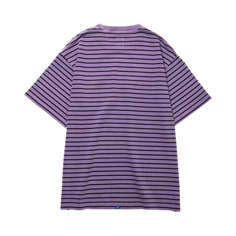 PIGMENT DYED STRIPED S/S SHIRT