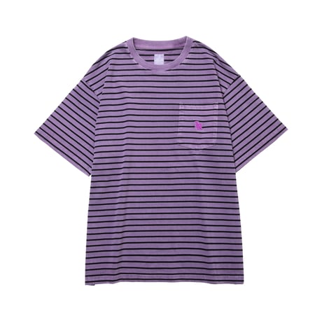 PIGMENT DYED STRIPED S/S SHIRT