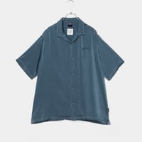 FEMINISH SATIN ALOHA SHIRT