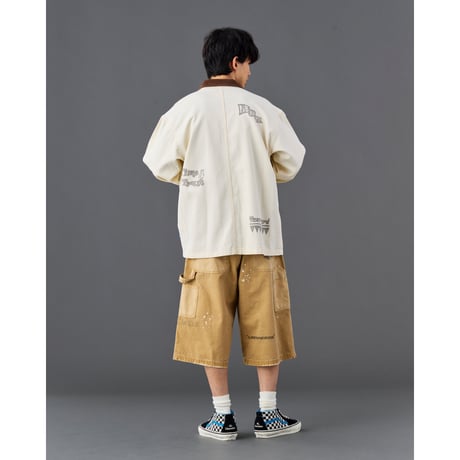 HANDWRITING PRINT COVERALL