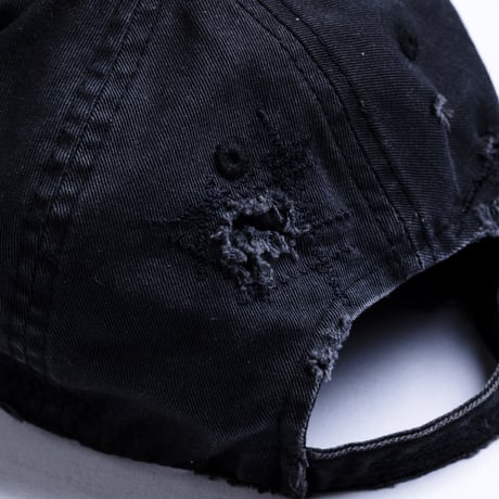 DISTRESSED PATCH 6PANEL CAP