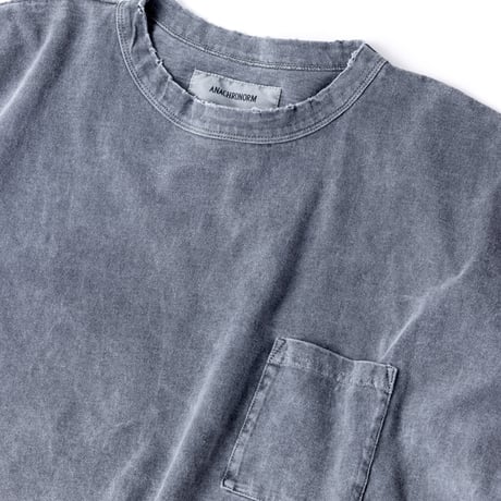 PIGMENT DYED POCKET S/S T-S BLACK