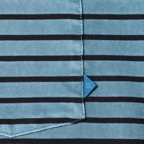 PIGMENT DYED STRIPED L/S