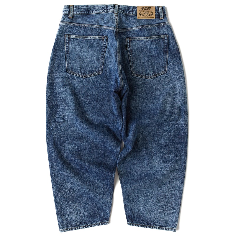 美品FAT BLUDOZER ACID ワイドパンツ　デニム BLUDOZER ACID | independence