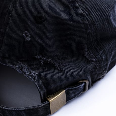 DISTRESSED PATCH 6PANEL CAP