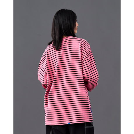 PIGMENT DYED STRIPED L/S