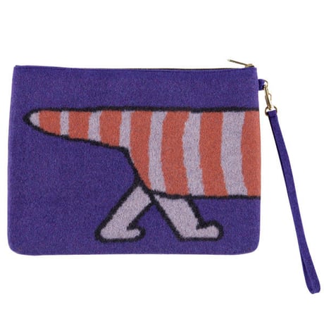 Wool Clutch Bag MIKEY