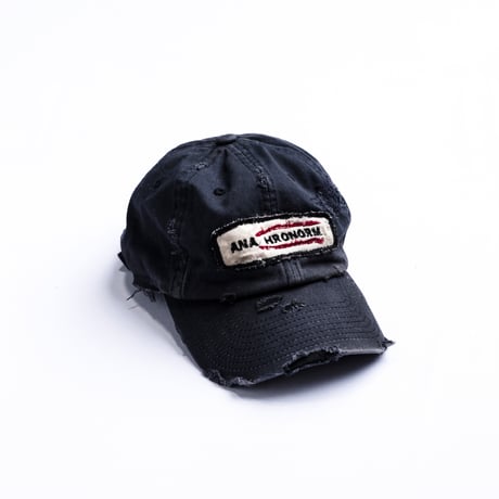 DISTRESSED PATCH 6PANEL CAP